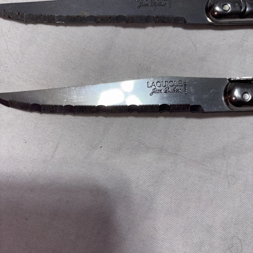 LAGUIOLE Kitchen‎ STEAK KNIFE SET MADE IN FRANCE Rare